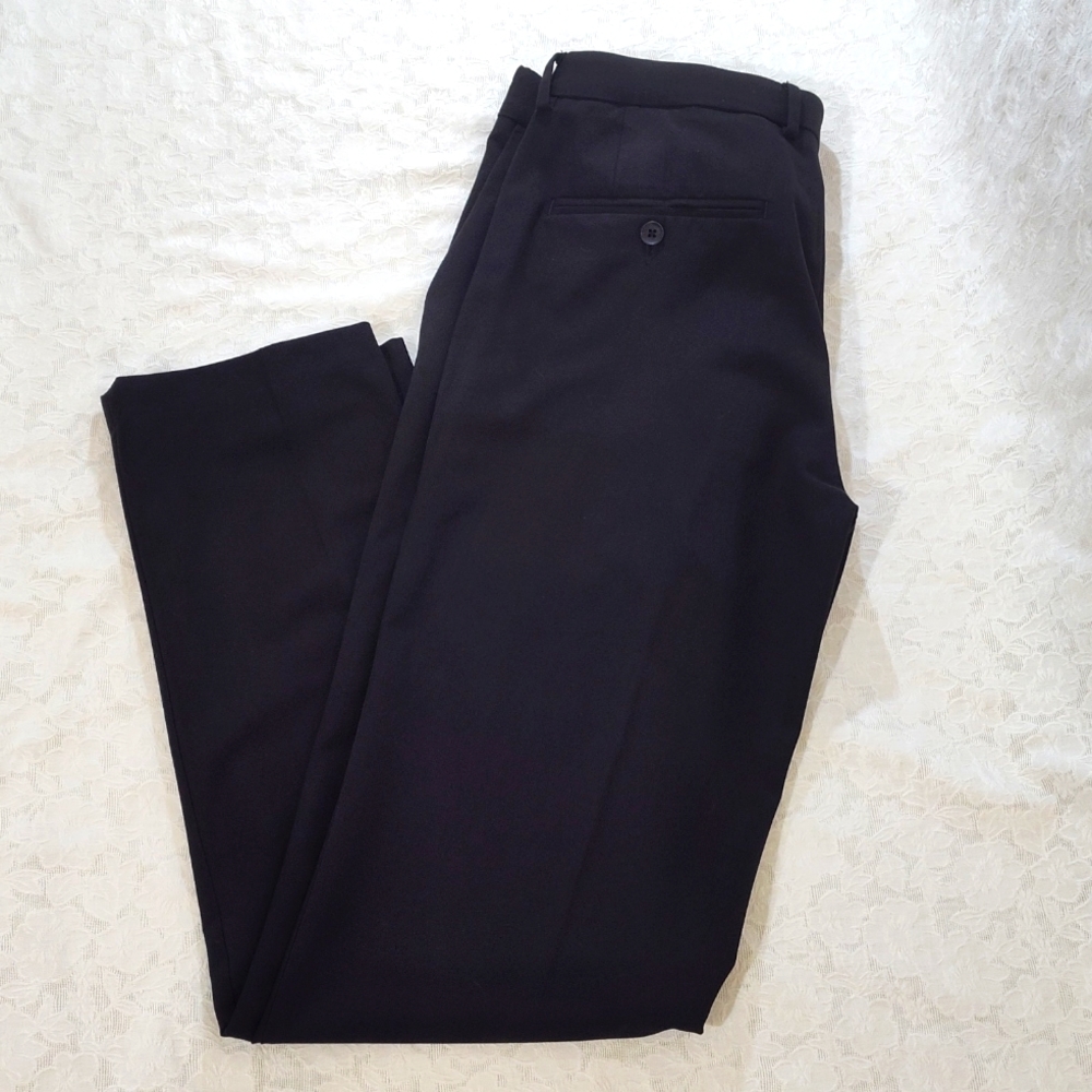 Haggar Slim Fit Black Flat Front Men’s Dress Pants Size 32x32